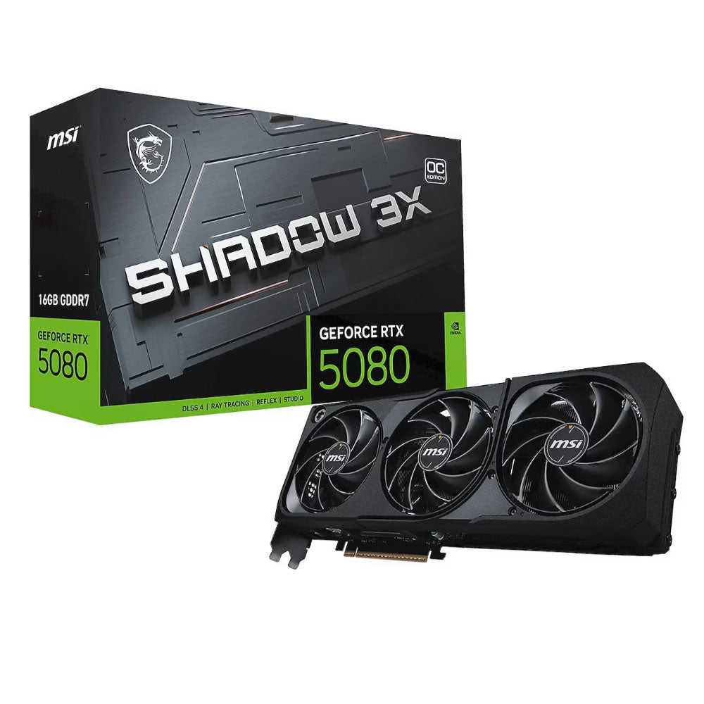 MSI GEFORCE RTX 5080 SHADOW 3X DLSS 4