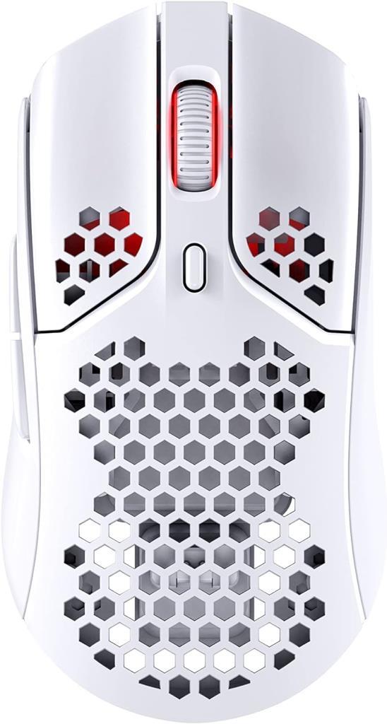 HyperX Haste Beyaz Şarjlı Optik Kablolu/Kablosuz Oyuncu Mouse