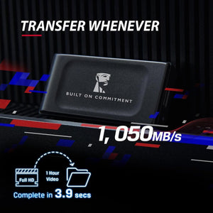 Kingston XS1000 1TB USB 3.2 Gen 2 Mini Siyah Taşınabilir SSD SXS1000/1000GA