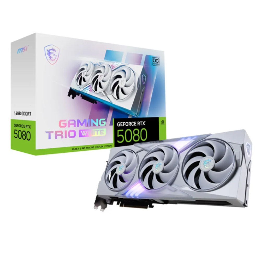 MSI GeForce RTX 5080 Gaming Trio OC White