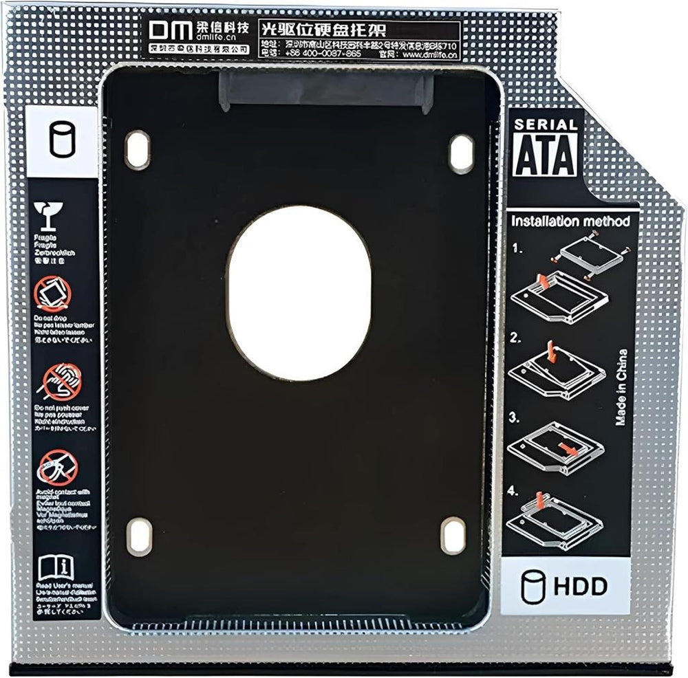 DM DW95S 9.5mm SATA 3.0 2.5" inch SSD HDD Laptop Caddy Kızak Kutusu