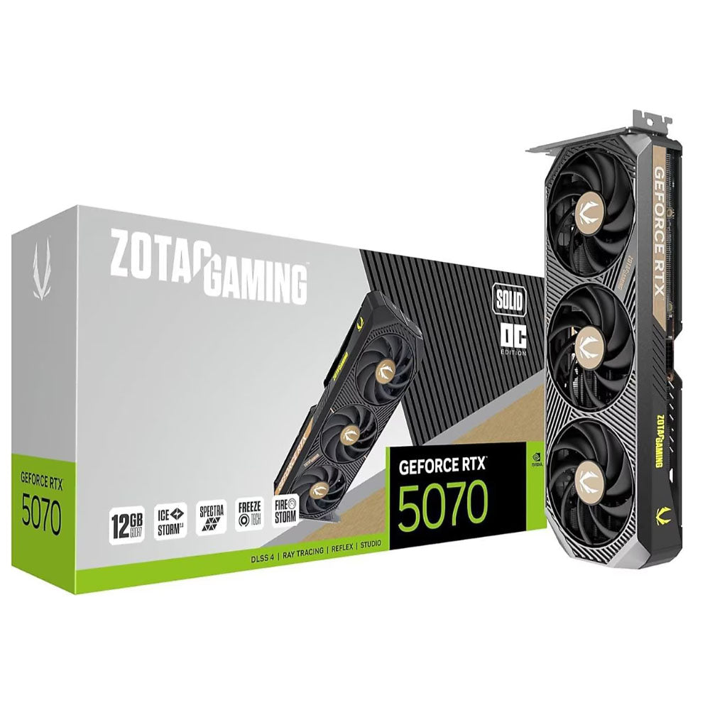 ZOTAC GeForce RTX 5070 GAMING SOLID DLSS 4