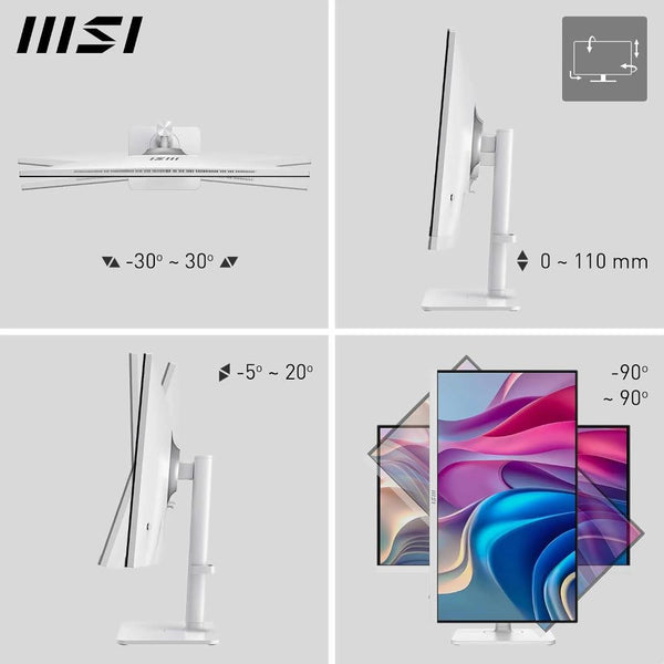 MSI Modern MD272UPHW 27" 4 ms 4K Pivot IPS 60 Hz Monitör