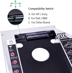 Codegen 9.5mm Notebook Slim 2.5" Sata HDD ve SSD Disk Kutusu (CDG-HDC-095)