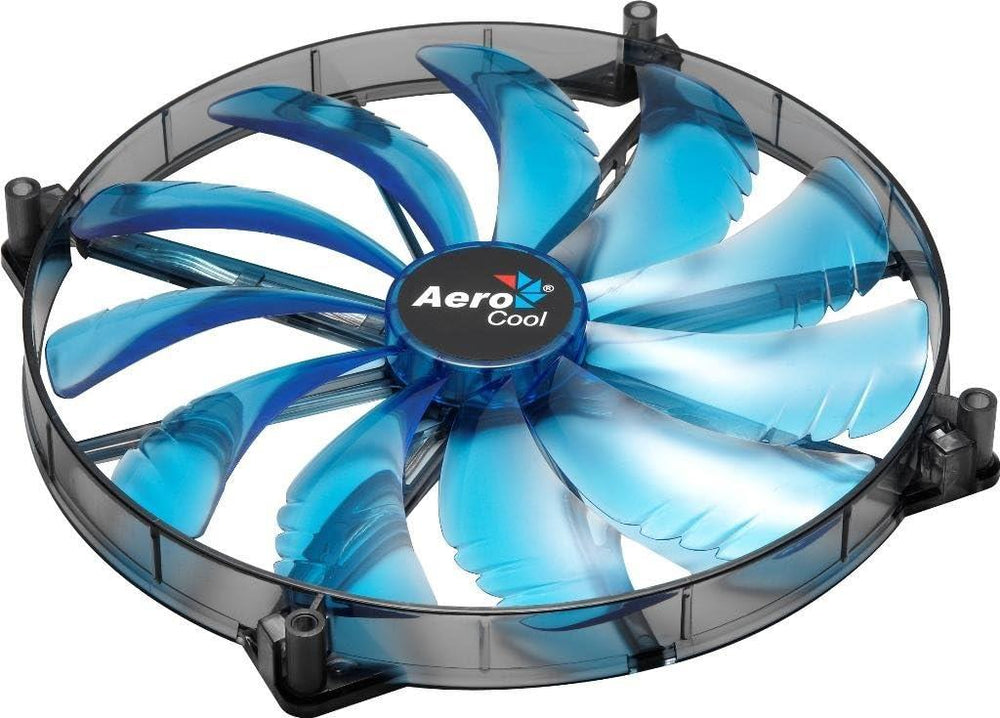 Aerocool Ae-Cfsl200B Silent Master 20Cm Mavi Led Sessiz Kasa Fani