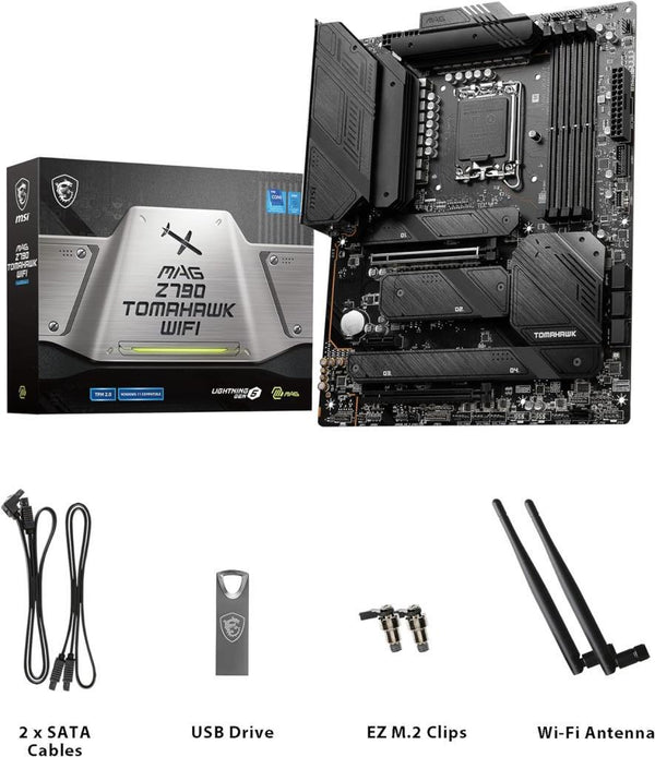 MSI Mag Z790 Tomahawk Wi-Fi Intel LGA1700 DDR5 ATX Anakart