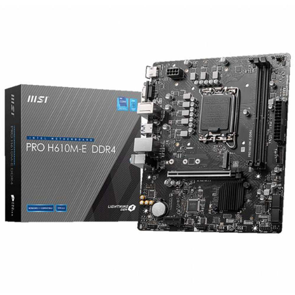 MSI PRO H610M-E DDR4 DDR4