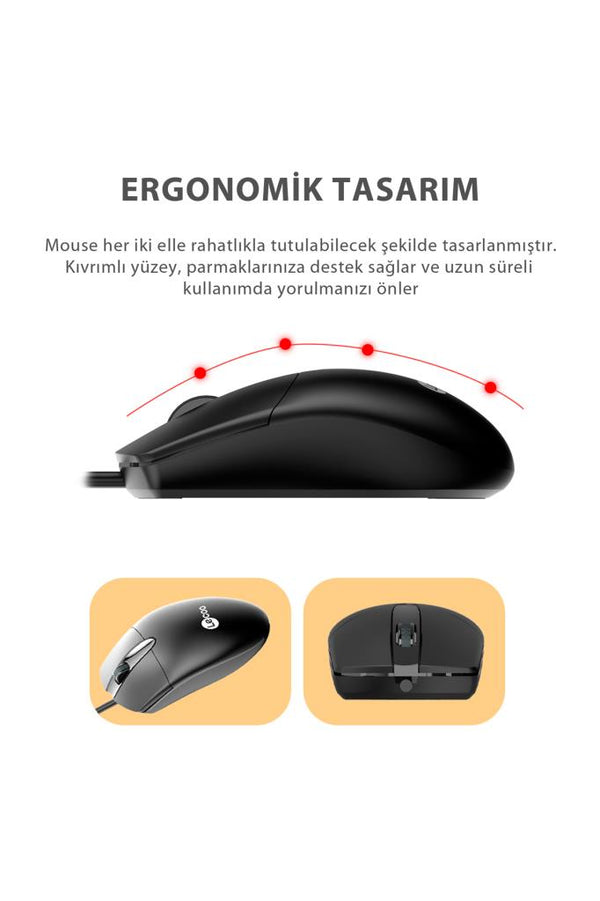 Lenovo Lecoo CM103 Kablolu Klavye Mouse Seti