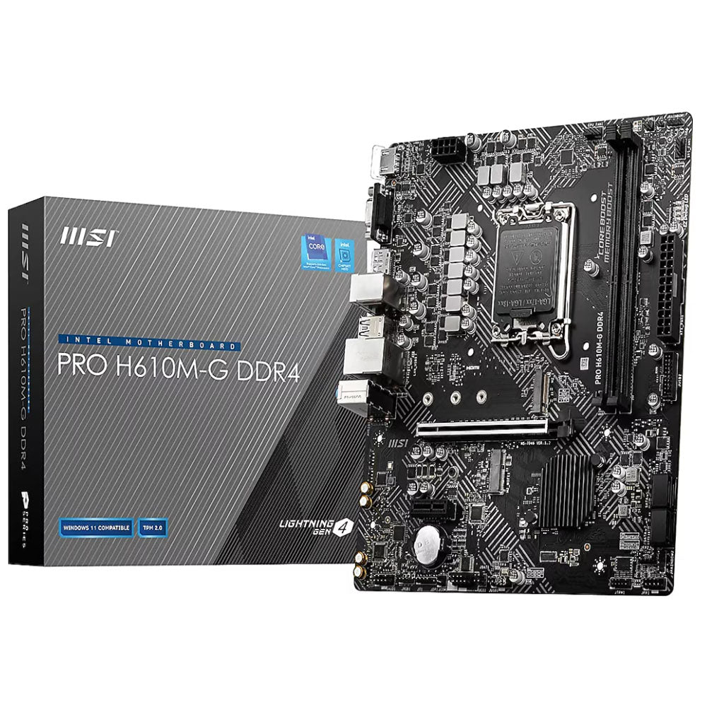 MSI PRO H610M-G DDR4 DDR4