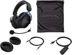 HyperX Cloud Alpha S 7.1 Kablolu Mikrofonlu Kulak Üstü Oyuncu Kulaklığı Mavi