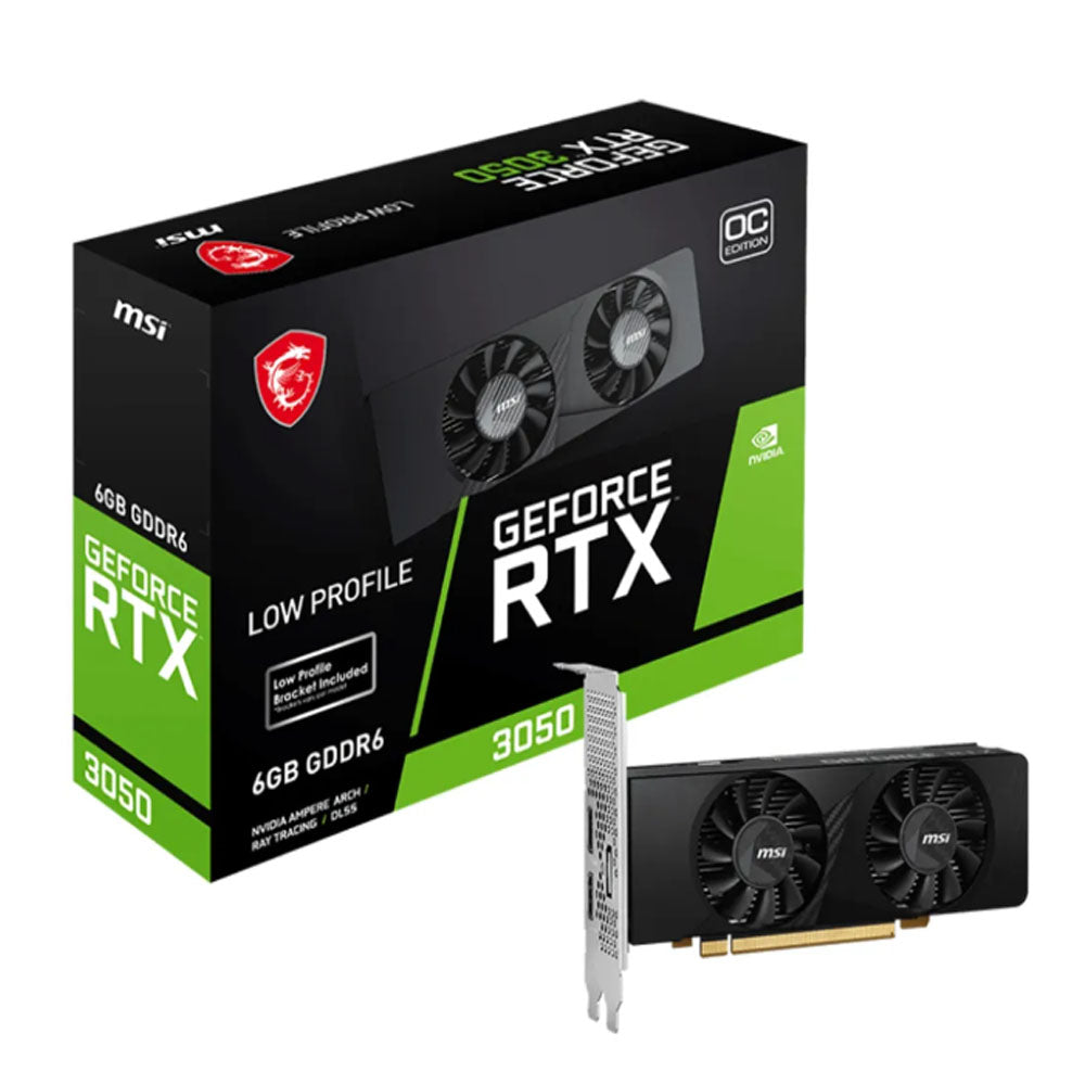 MSI GEFORCE RTX 3050 LP OC —