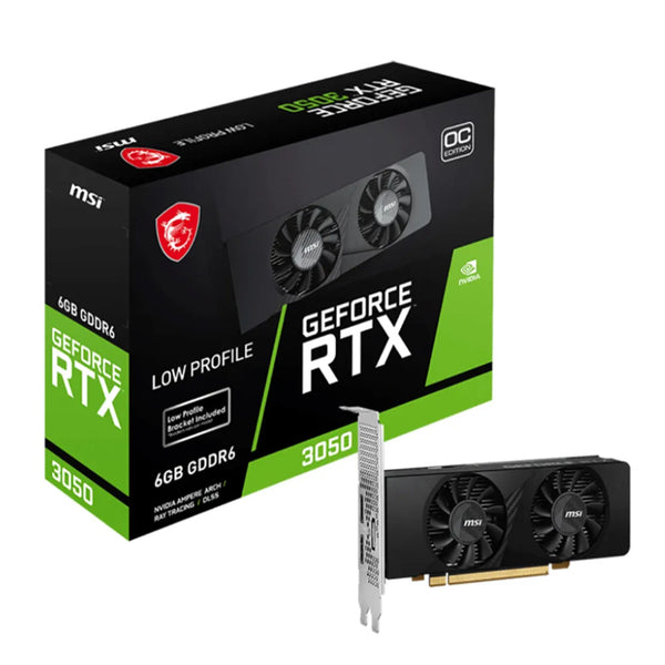 MSI GEFORCE RTX 3050 LP OC —