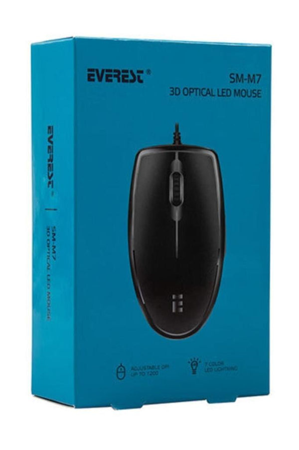 Everest SM-M7 Optik Kablolu Mouse