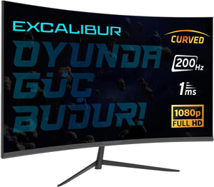 Casper Excalibur M.E238FHD-G 23.8" 1 ms Full HD G-Sync FreeSync Curved Oyuncu Monitörü Outlet