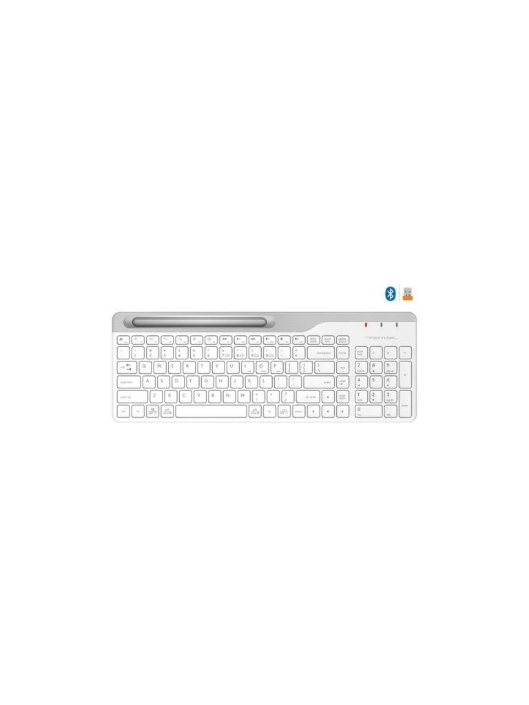 A4 Tech Fstyler FBK25 Beyaz Q Kablosuz Klavye Teşhir