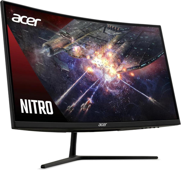Acer Nitro Eı322qurp 31.5" Qhd Zeroframe Curved 1500R 165Hz 1 Ms 2560 X 1440 Hdr 400 Va Led 2Xhdmı 2Xdp Gaming Monitör