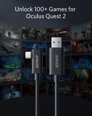 Anker 712 USB-C 5m Fiber Optik Kablo