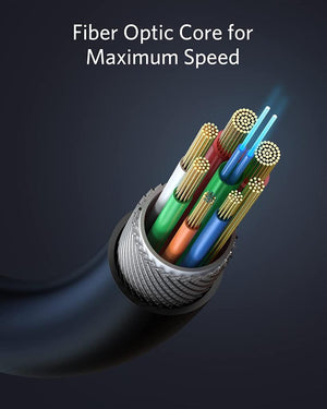 Anker 712 USB-C 5m Fiber Optik Kablo