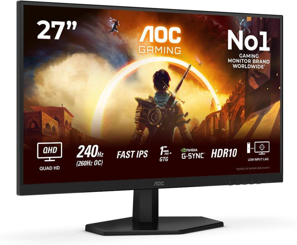 AOC Q27G42ZE 27" 0.3 ms 2K IPS 260 Hz Oyuncu Monitörü