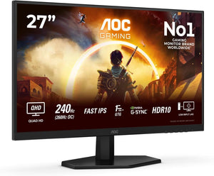 AOC Q27G42ZE 27" 0.3 ms 2K IPS 260 Hz Oyuncu Monitörü