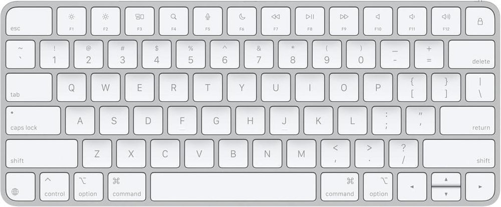 Apple Magic Keyboard: Bluetooth, şarj edilebilir. Mac, iPad ve iPhone ile çalışır; Amerikan İngilizcesi, Gümüş Rengi (Lightning)