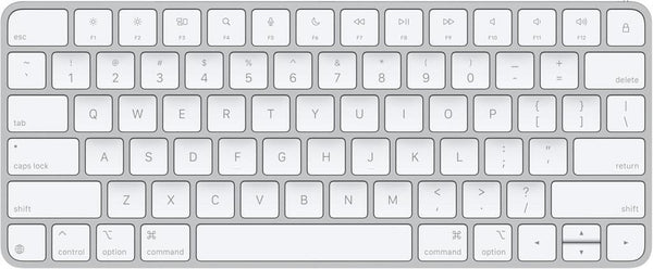 Apple Magic Keyboard: Bluetooth, şarj edilebilir. Mac, iPad ve iPhone ile çalışır; Amerikan İngilizcesi, Gümüş Rengi (Lightning)