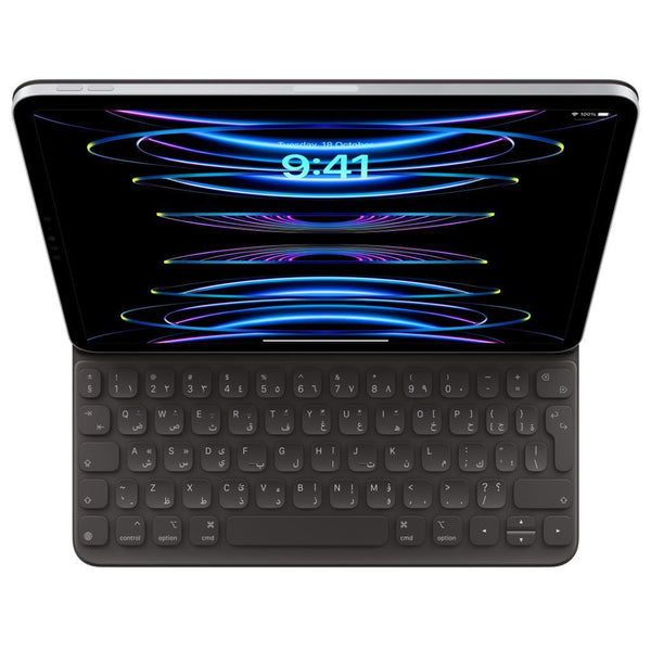 Apple 11 inç iPad Pro (4. nesil) ve 11 inç iPad Air (M2) için Smart Keyboard Folio - Arapça MXNK2AT/A