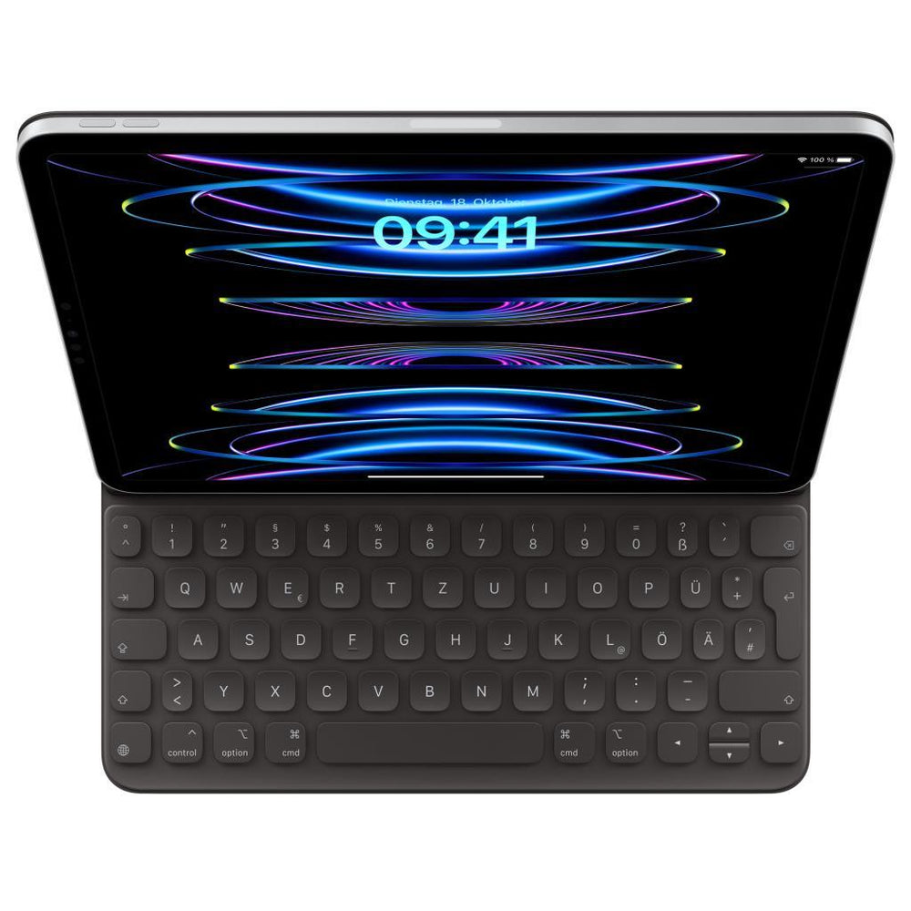 Apple11 inç iPad Pro (4. nesil) ve 11 inç iPad Air (M2) için Smart Keyboard Folio - Almanca MXNK2TD/A