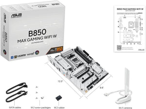 Asus B850 Max Gaming Wi-Fi W AMD AM5 DDR5 ATX Anakart