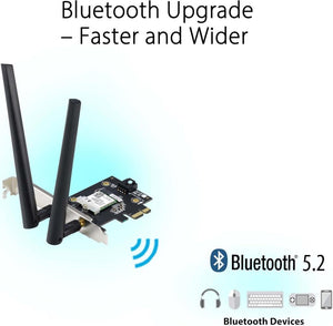 Asus PCE-AXE5400 2400 Mbps Kablosuz Ağ Adaptörü - Teşhir