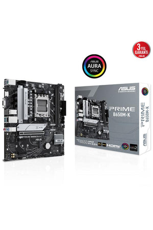 Asus Prime B650M-K AMD AM5 DDR5 Micro ATX Anakart