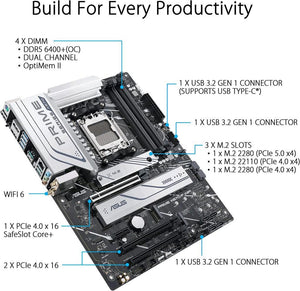 ASUS Prime X670-P Wi-Fi DDR5 ATX Teşhir