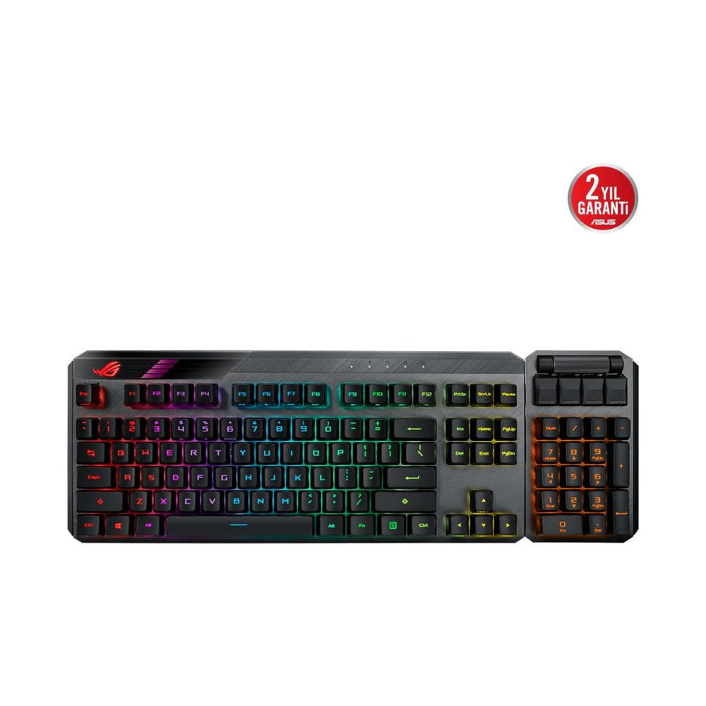 Asus ROG Claymore II RGB Red Switch Kablolu/Kablosuz Mekanik Oyuncu Klavyesi Teşhir