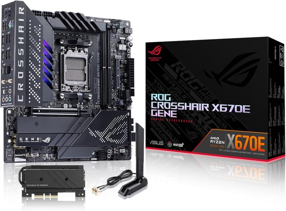 ASUS ROG X670E Gene DDR5 mATX Teşhir