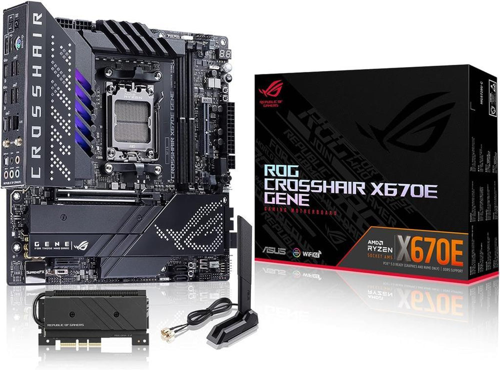 Asus Rog Crosshair X670E Gene AMD AM5 DDR5 Micro ATX Anakart