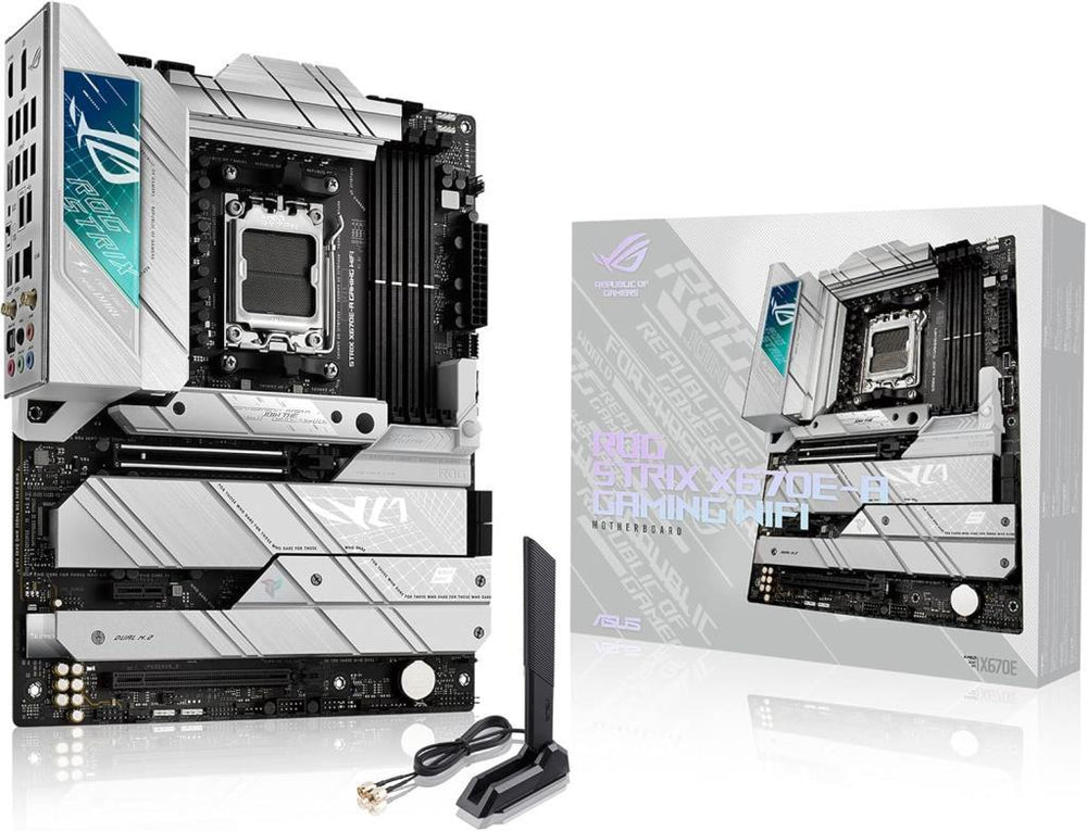 Asus Rog Strix X670E-A Gaming Wi-Fi AMD AM5 DDR5 ATX Anakart Outlet