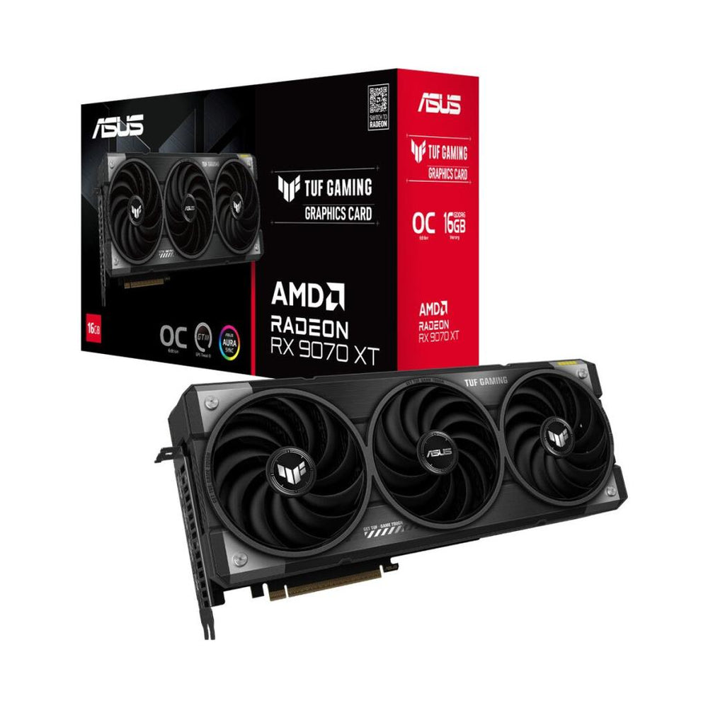 Asus RX 9070 TUF Gaming OC Edition TUF-RX9070-O16G-GAMING 256 Bit GDDR6 16 GB Ekran Kartı