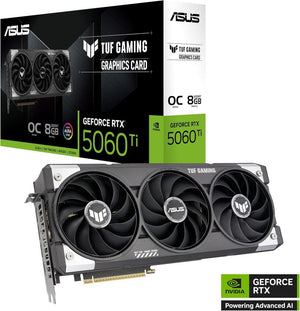 Asus RTX 5060 TI TUF Gaming OC Edition TUF-RTX5060TI-O8G-GAMING 128 Bit GDDR7 8 GB Ekran Kartı Outlet