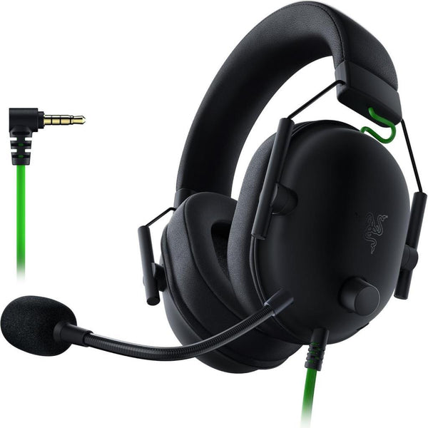 Razer Blackshark V2 X Siyah Kablolu Mikrofonlu Kulak Üstü Oyuncu Kulaklığı