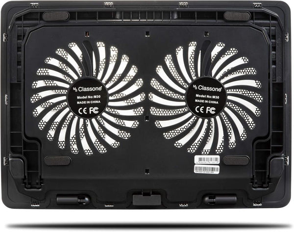 Classone M30 2 Led Fanlı USB 2.0 14"-17" Laptop Soğutucu