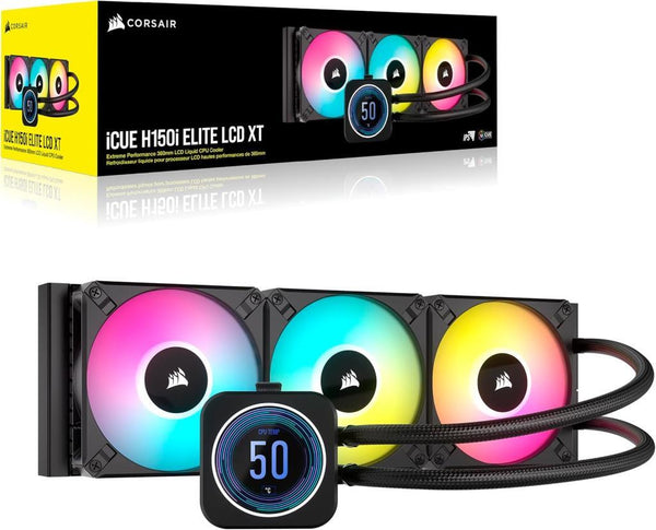 Corsair iCUE H150i Elite LCD XT CW-9060075-WW 360 mm İşlemci Sıvı Soğutucu - Outlet