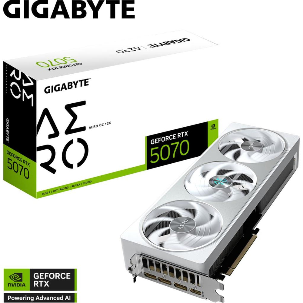 Gigabyte RTX 5070 Aero OC 12G GV-N5070AERO OC-12GD 192 Bit GDDR7 12 GB Ekran Kartı