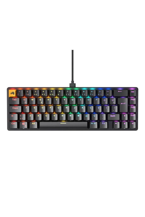 Glorious GMMK2 TR RGB Modüler Hotswap %96 Siyah Kablolu Mekanik Oyuncu Klavyesi Teşhir