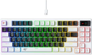 Havit Gamenote KB884L RGB TKL Brown Switch Kablolu Mekanik Oyuncu Klavyesi