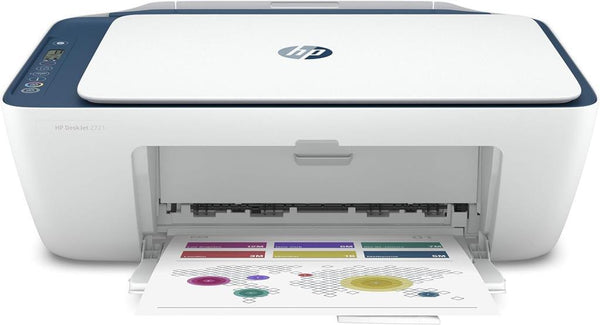 HP DeskJet 2721 7FR54B Wi-Fi + Tarayıcı + Fotokopi Renkli Çok Fonksiyonlu Mürekkep Püskürtmeli Yazıcı Teşhir