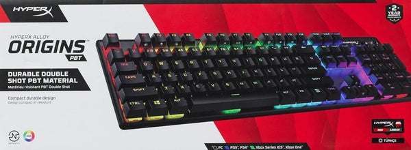 HyperX Alloy Origins Pbt Hx Red Switch Mekanik Rgb Oyuncu Klavyesi Türkçe