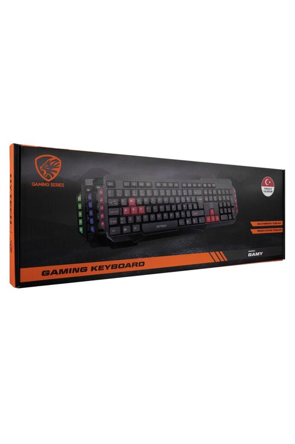 Hytech HYK-46 Kırmızı Kablolu Oyuncu Klavyesi