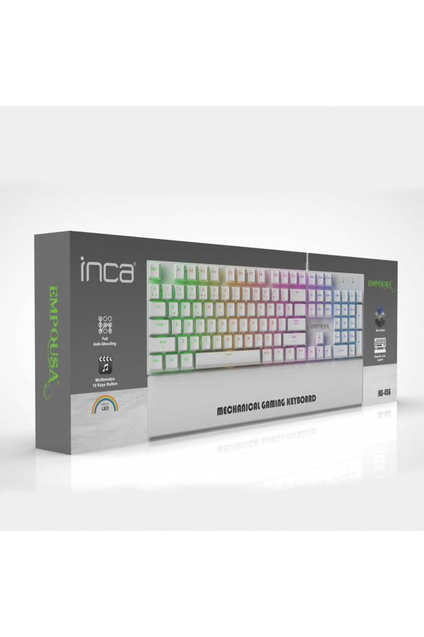 Inca IKG-456 Blue Switch Kablolu Mekanik Oyuncu Klavyesi Teşhir