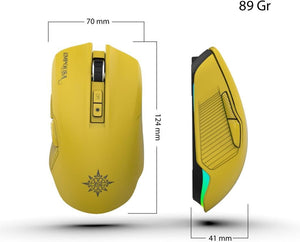 Inca IMG-328MX Şarjlı Optik Kablolu/Kablosuz Oyuncu Mouse