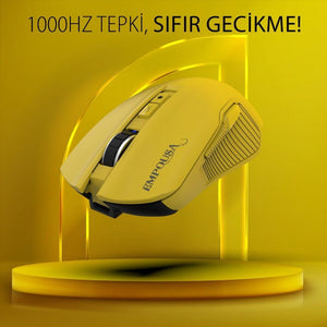Inca IMG-328MX Şarjlı Optik Kablolu/Kablosuz Oyuncu Mouse